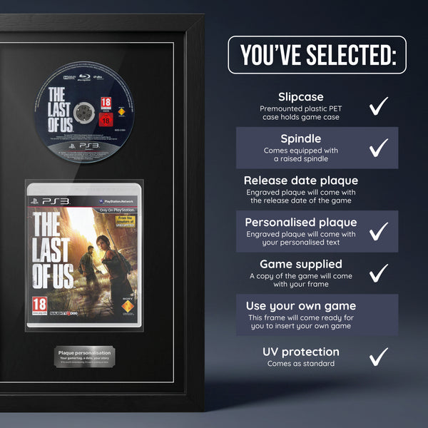 Jeu encadré de la gamme Exhibition Range de The Last of Us (PS3)
