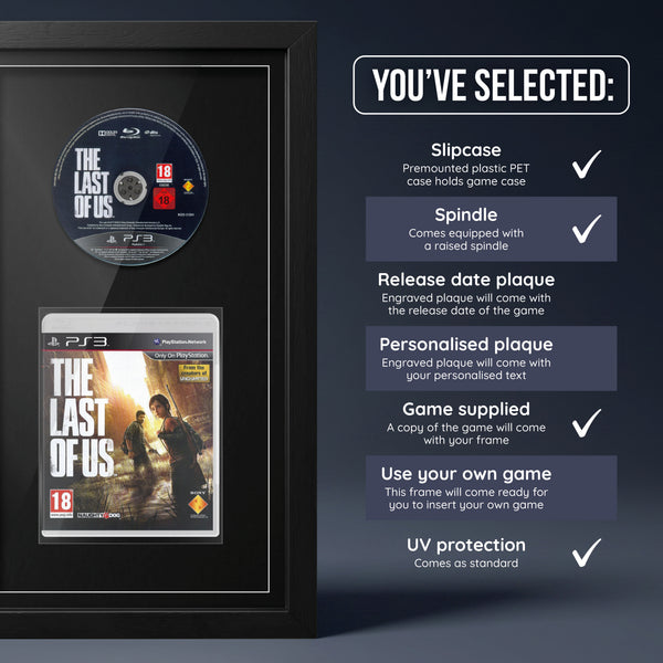 Jeu encadré de la gamme Exhibition Range de The Last of Us (PS3)
