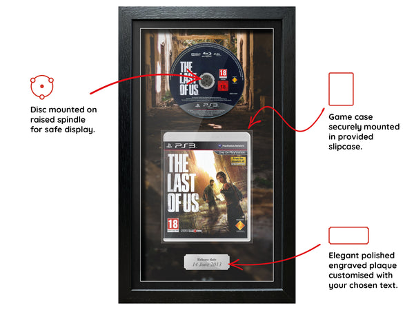 The Last of Us (PS3) Inspired By Exhibition Range Framed Game - Frame-A-Game
