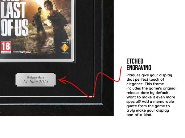 The Last of Us (PS3) Exhibition Range Framed Game - Frame-A-Game