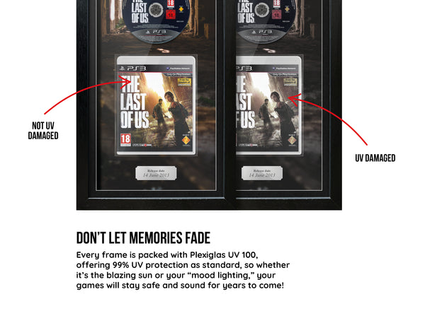 The Last of Us (PS3) Inspired By Exhibition Range Framed Game - Frame-A-Game