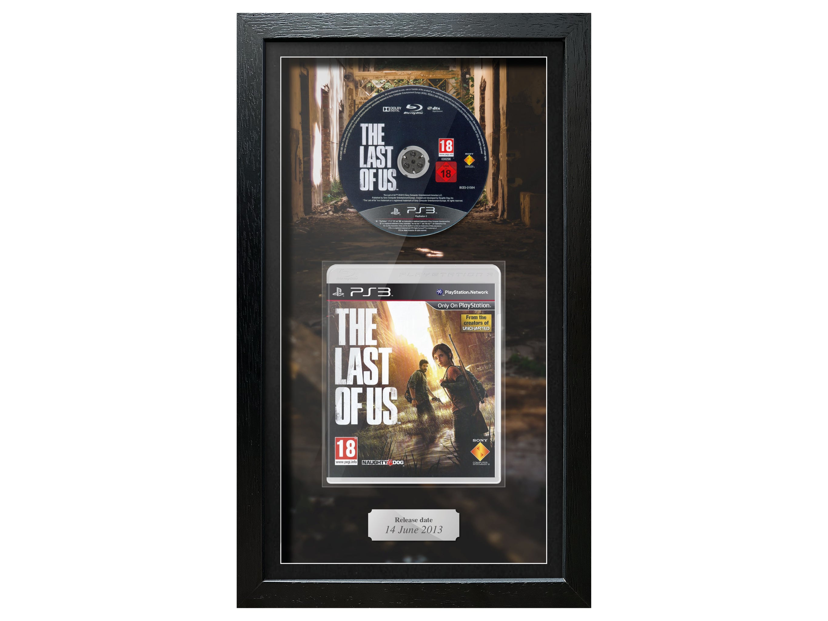 The Last of Us (PS3) Inspired By Exhibition Range Framed Game - Frame-A-Game