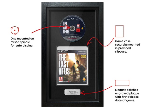 The Last of Us (PS3) Exhibition Range Framed Game - Frame-A-Game