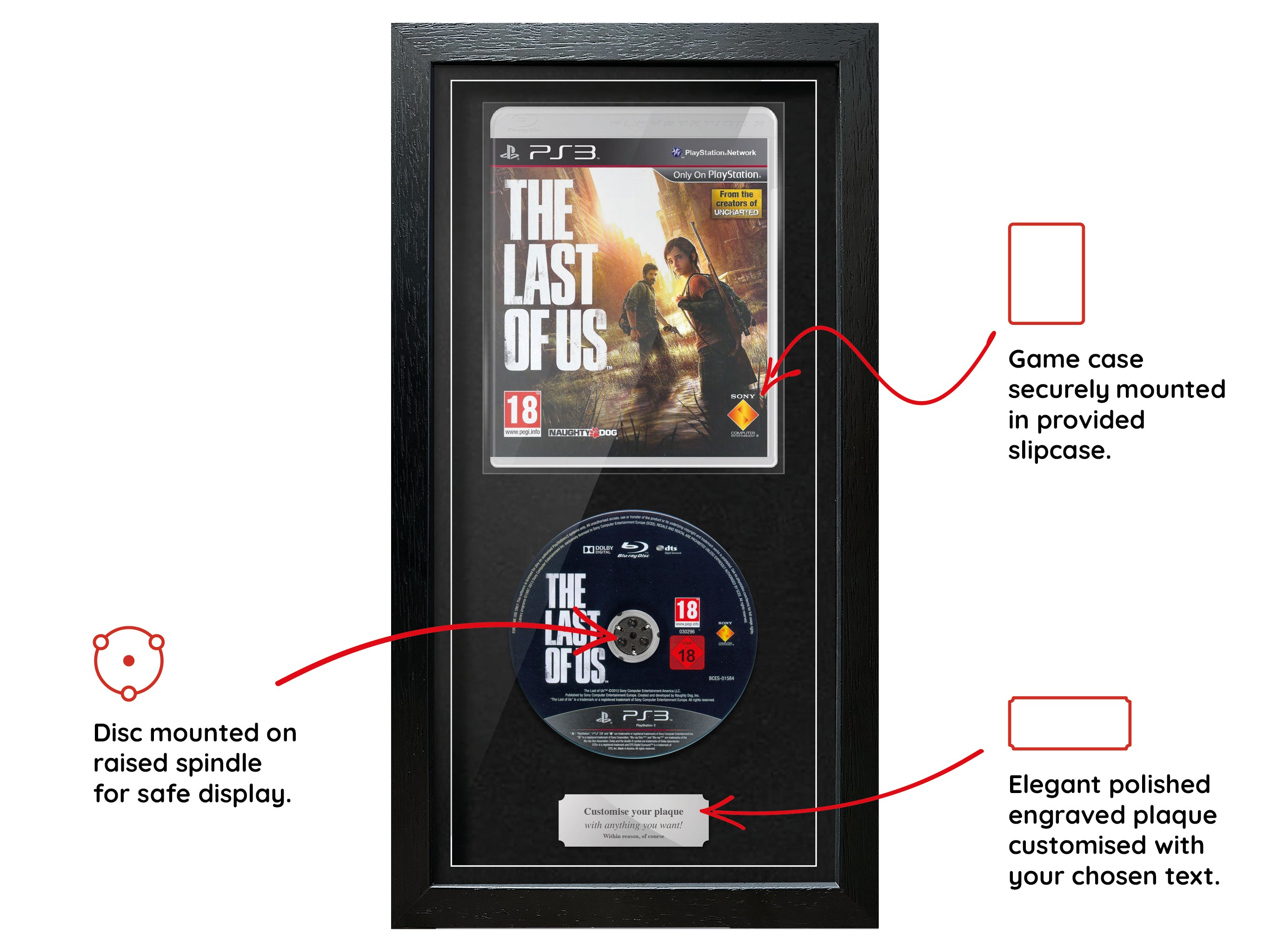 The Last of Us (PS3) Expo Pro Range Framed Game - Frame-A-Game