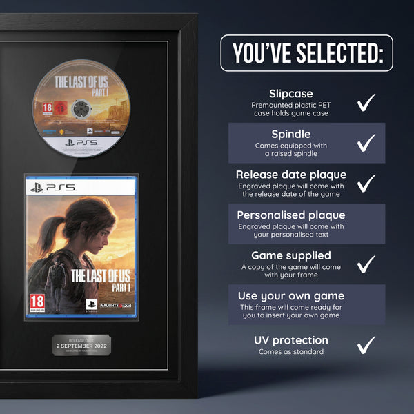 The Last of Us : Part I (PS5) Jeu encadré de la gamme Exhibition Range