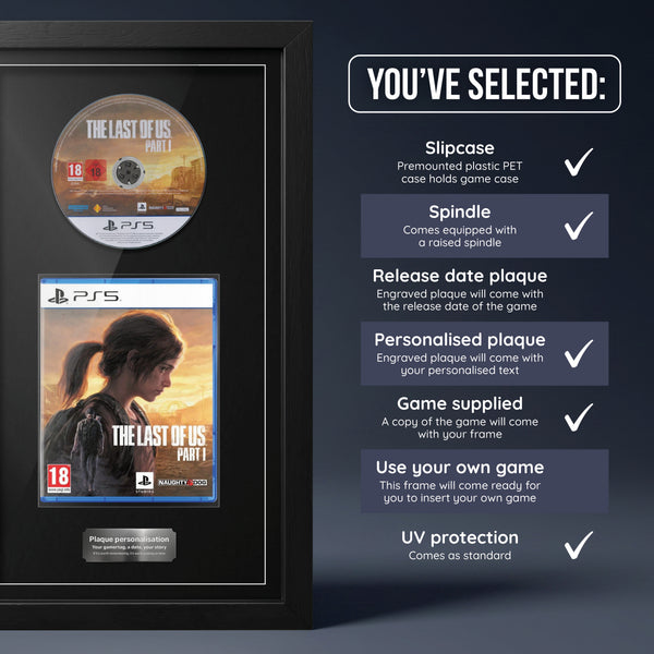 The Last of Us : Part I (PS5) Jeu encadré de la gamme Exhibition Range