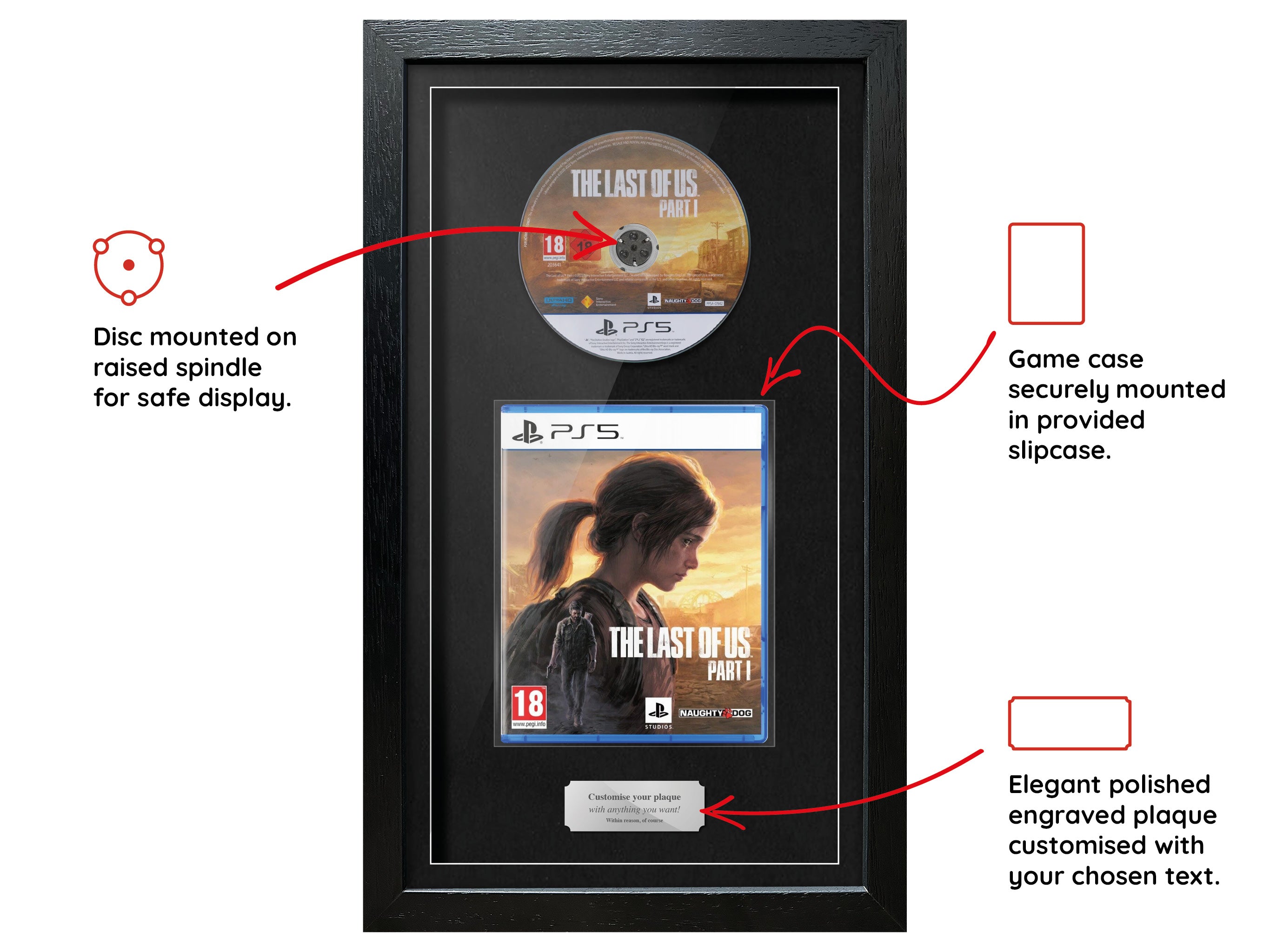 The Last of Us: Part I (PS5) Exhibition Range Framed Game - Frame-A-Game