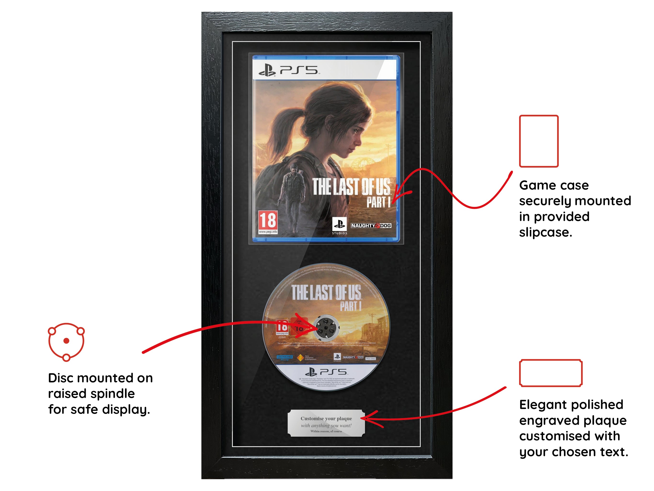 The Last of Us: Part I (PS5) Expo Pro Range Framed Game - Frame-A-Game