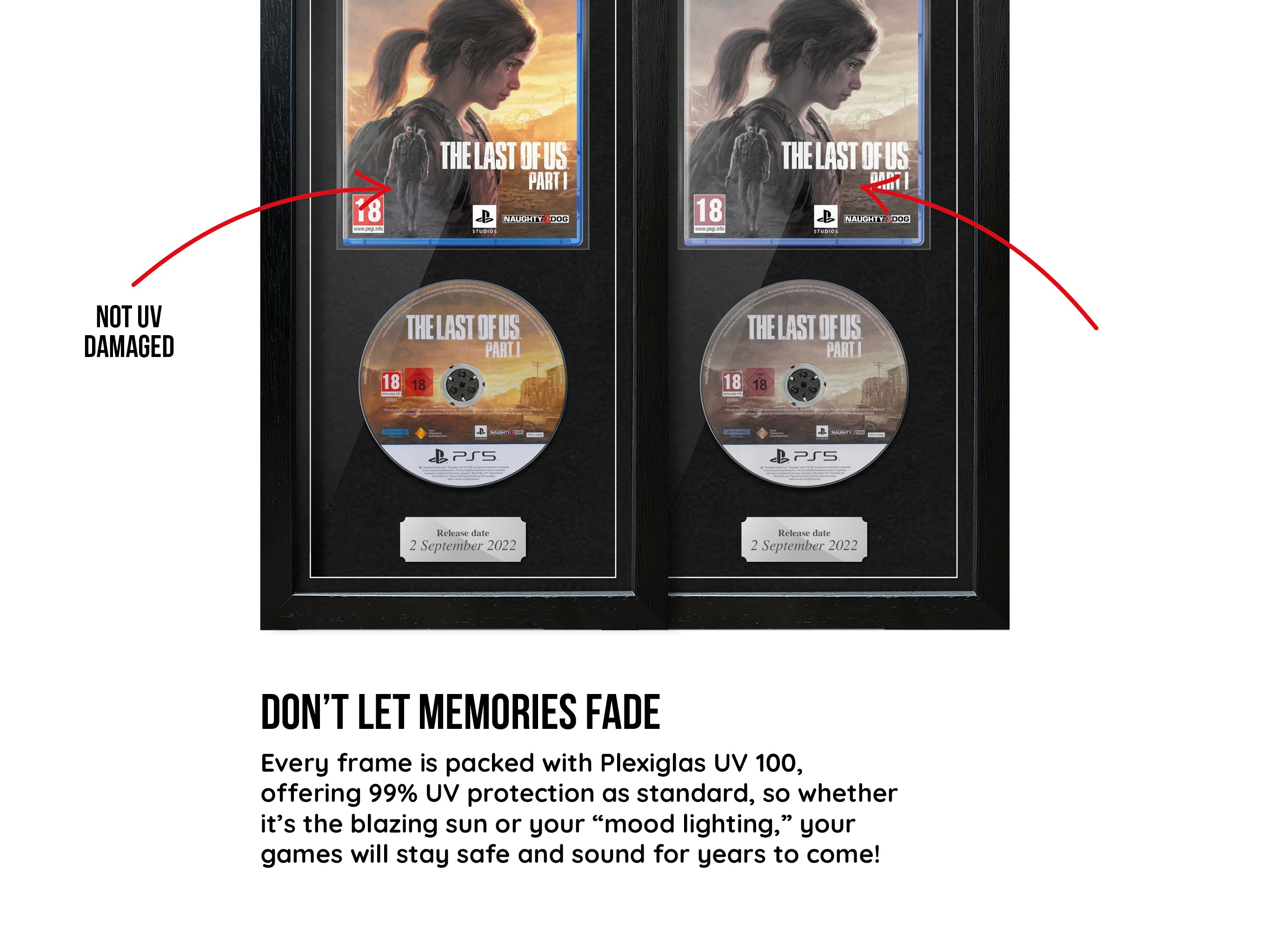 The Last of Us: Part I (PS5) Expo Pro Range Framed Game - Frame-A-Game