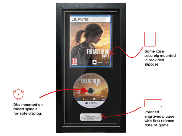 The Last of Us: Part I (PS5) Expo Pro Range Framed Game - Frame-A-Game