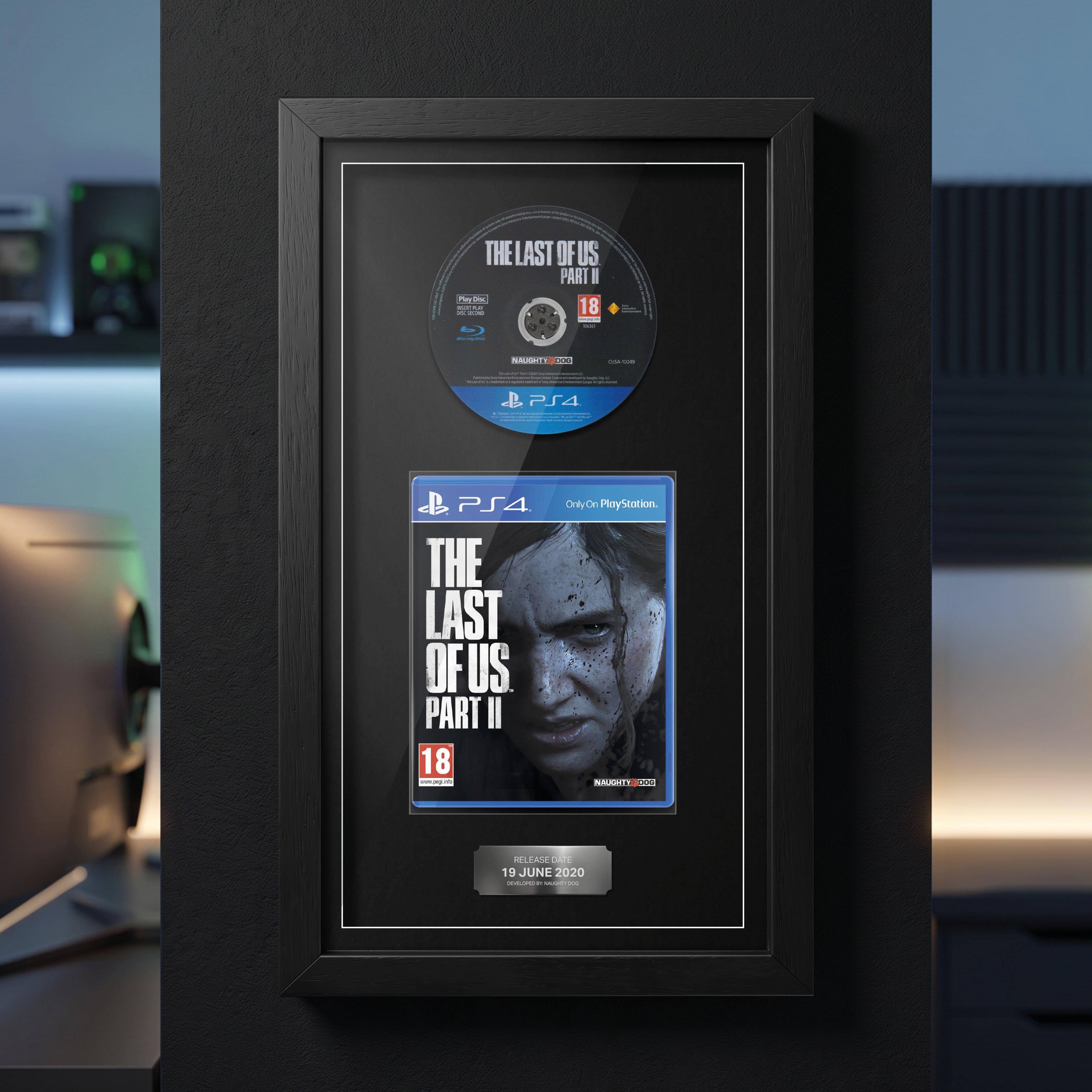The Last of Us : Part II (PS4) Jeu encadré de la gamme Exhibition Range