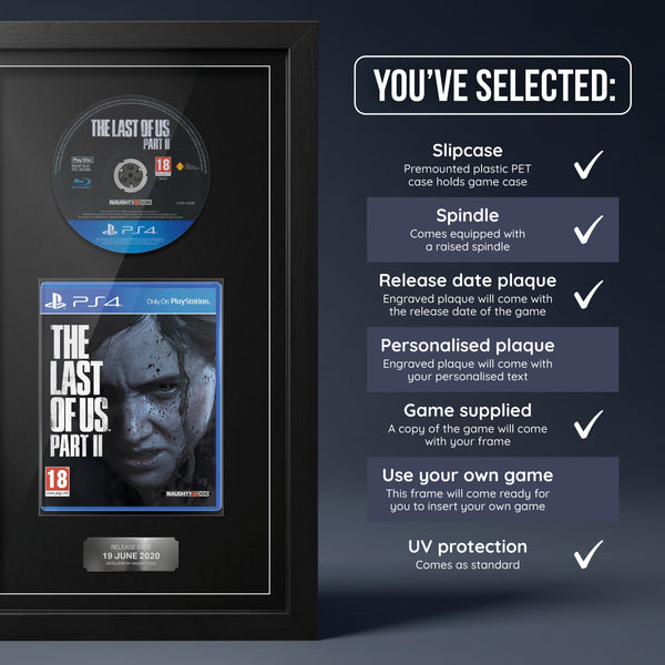 The Last of Us : Part II (PS4) Jeu encadré de la gamme Exhibition Range
