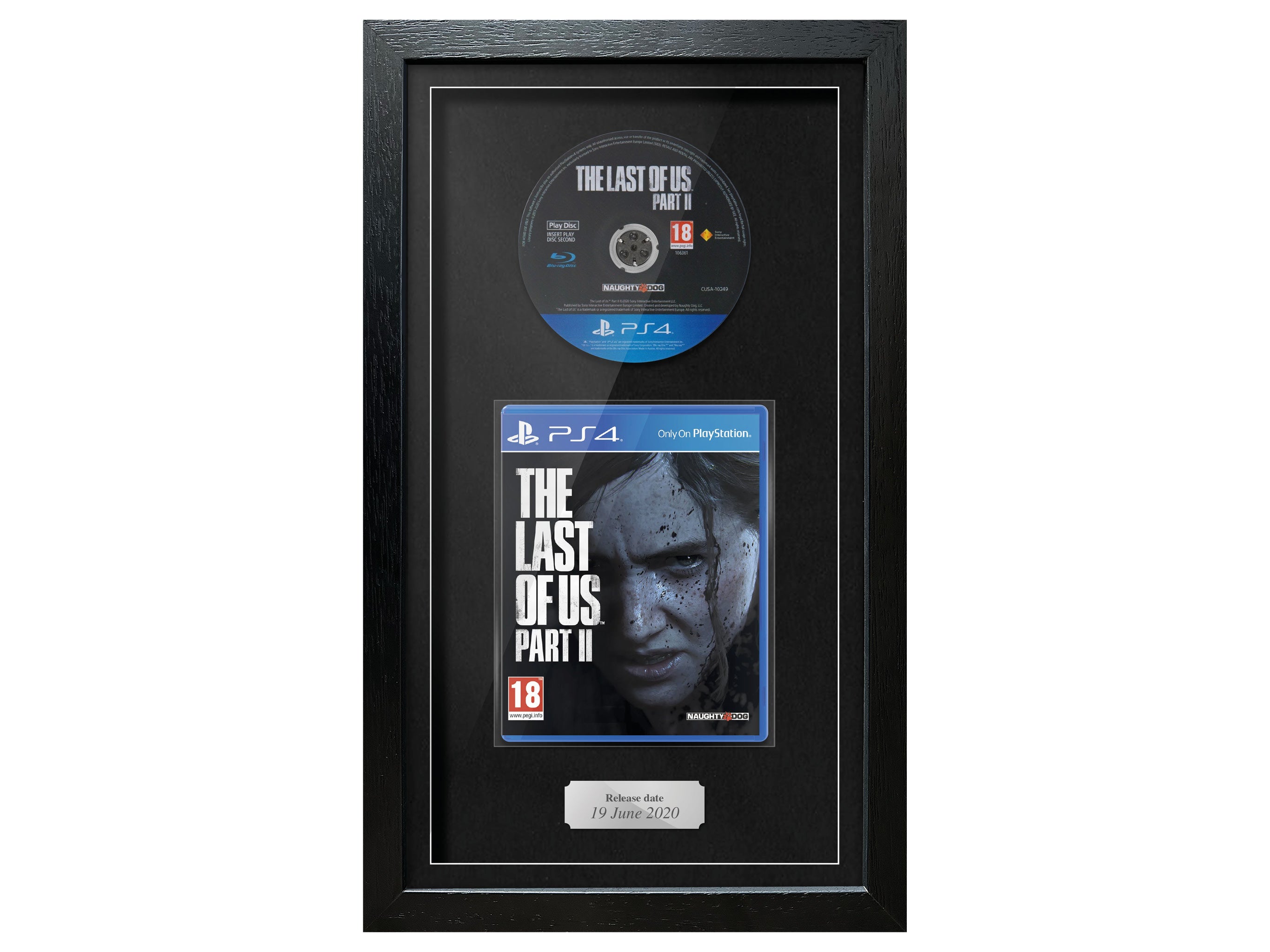 The Last of Us: Part II (PS4) Exhibition Range Framed Game - Frame-A-Game