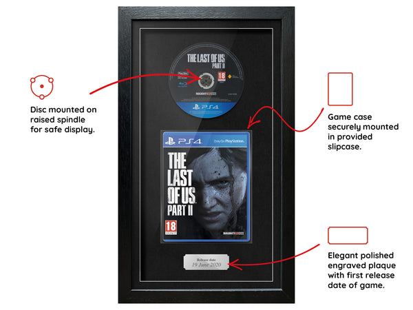 The Last of Us: Part II (PS4) Exhibition Range Framed Game - Frame-A-Game