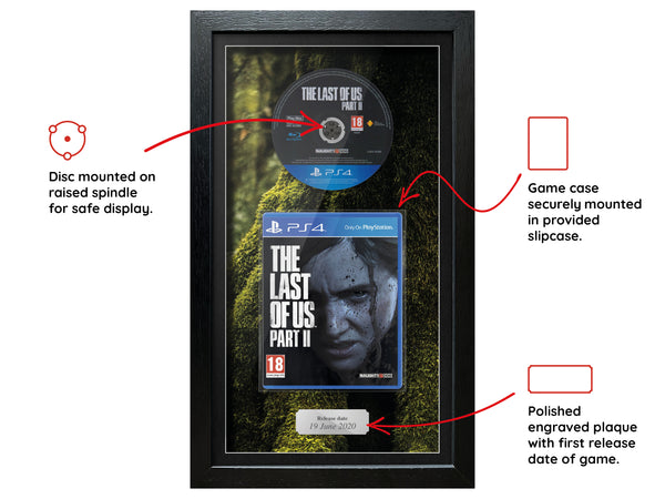 The Last of Us: Part II (PS4) Inspired By Exhibition Range Framed Game - Frame-A-Game