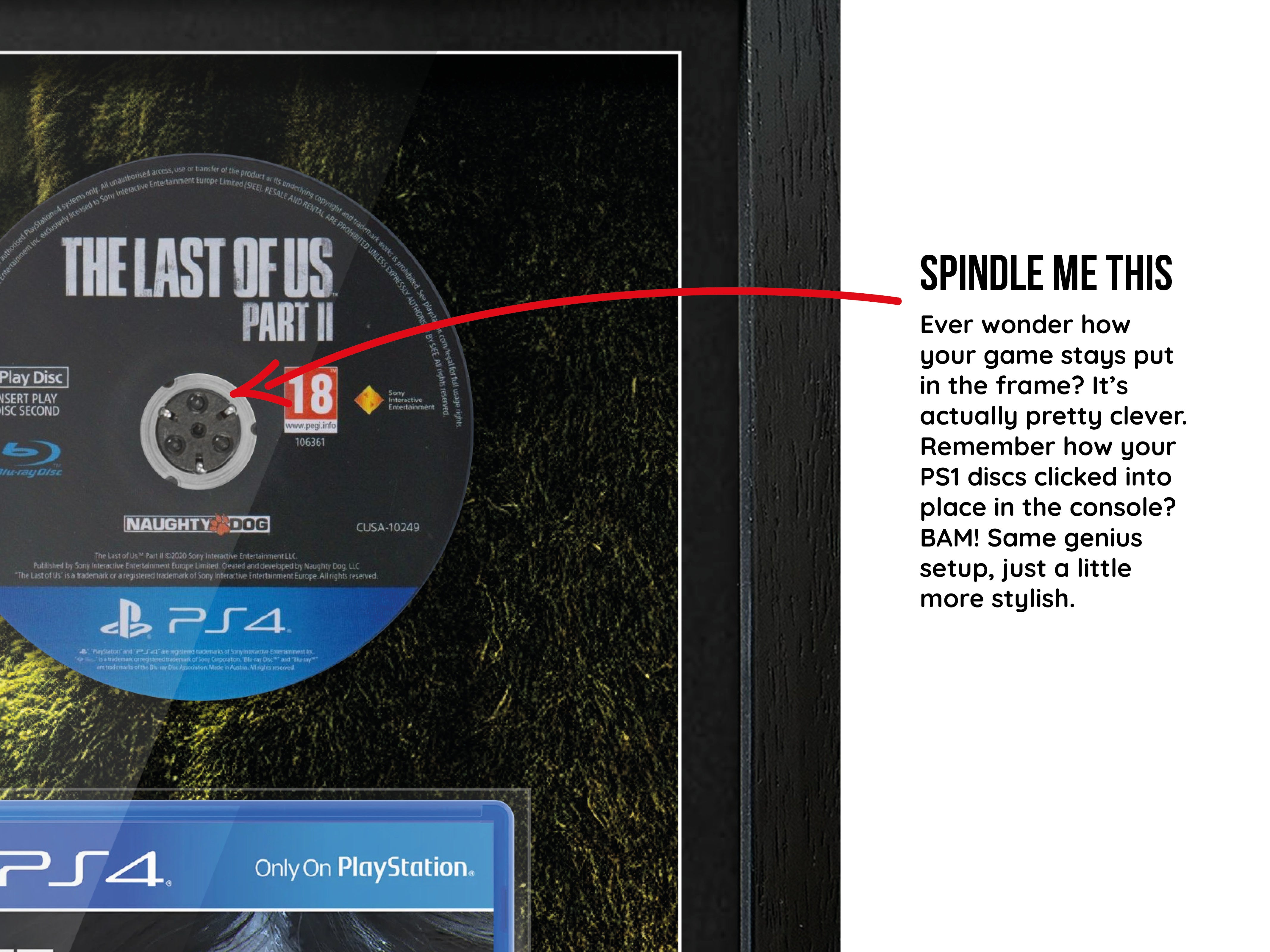 The Last of Us: Part II (PS4) Inspired By Exhibition Range Framed Game - Frame-A-Game