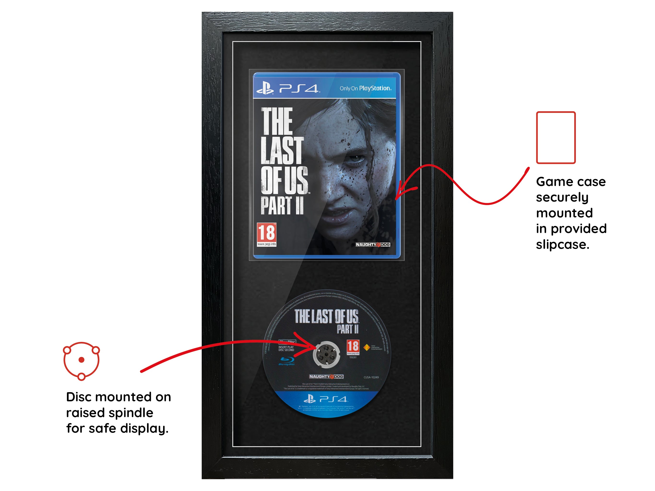 The Last of Us: Part II (PS4) Expo Pro Range Framed Game - Frame-A-Game