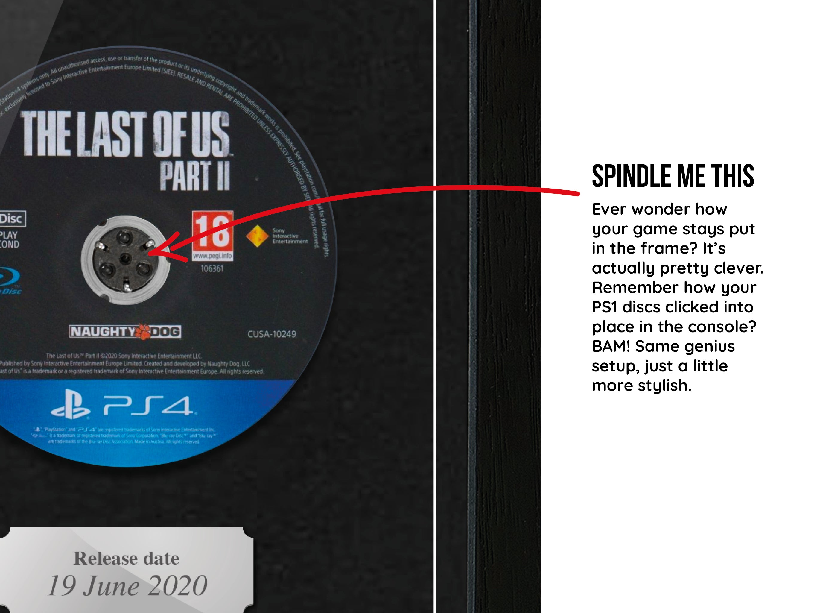 The Last of Us: Part II (PS4) Expo Pro Range Framed Game - Frame-A-Game