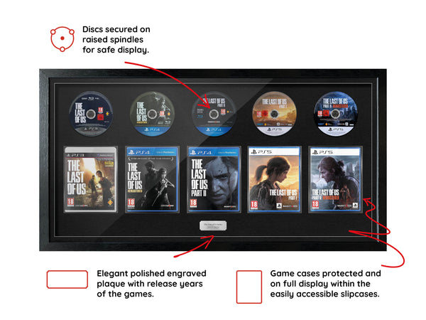 The Last of Us Series (PlayStation) Exhibition Range Framed Games - Frame-A-Game