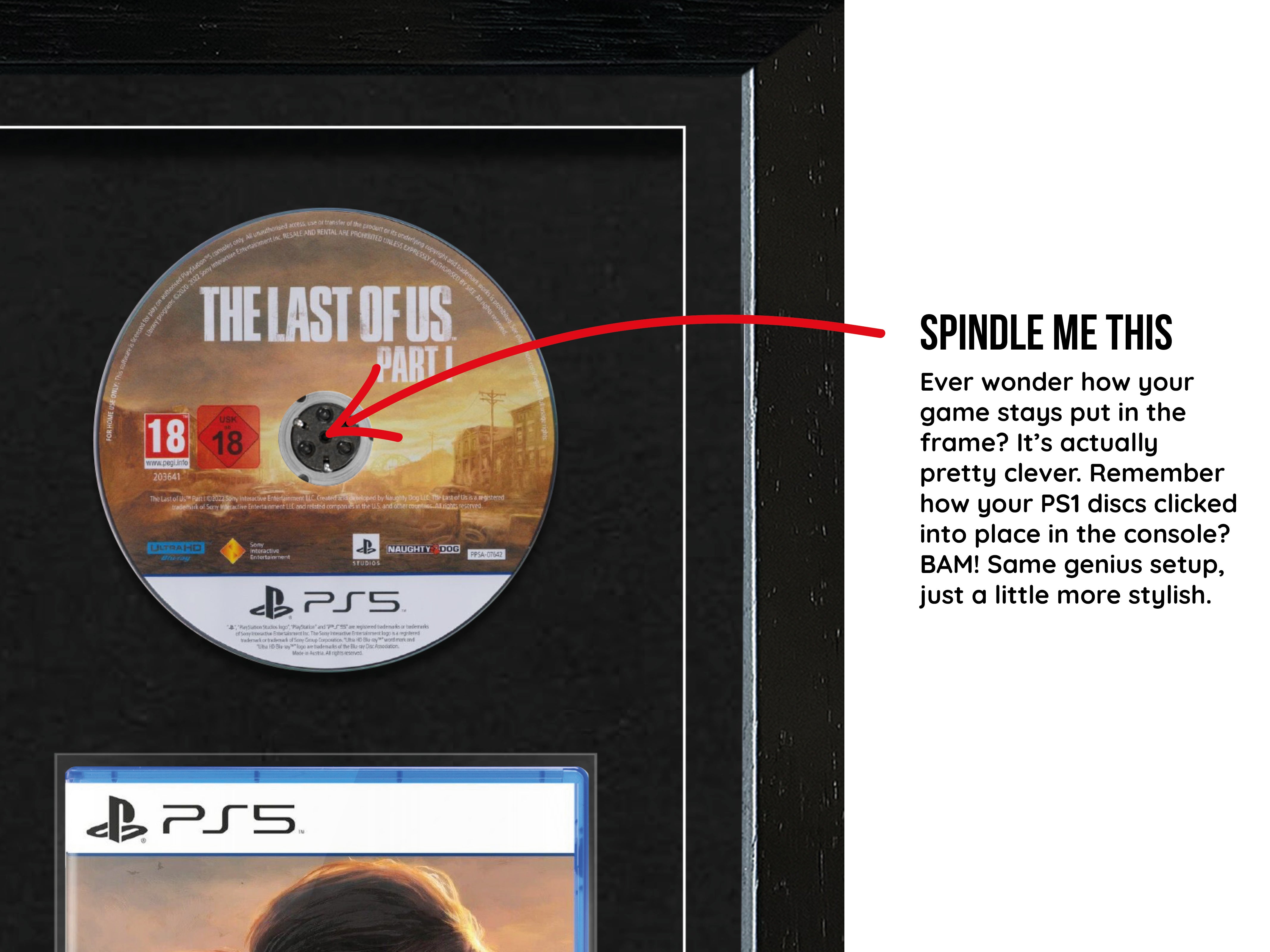 The Last of Us Trilogy (PS3/PS4/PS5) Exhibition Range Framed Games - Frame-A-Game