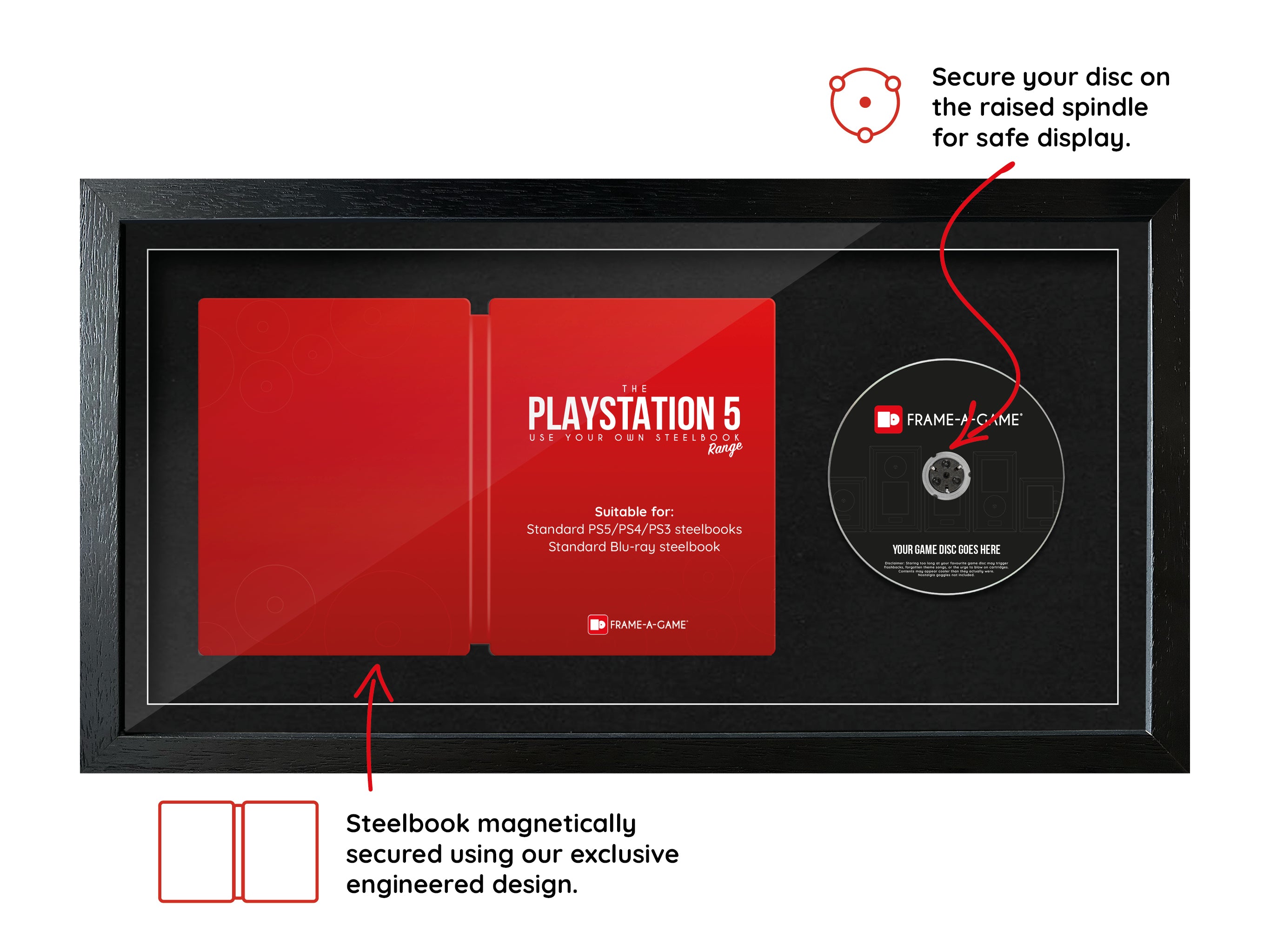 Use Your Own Steelbook (PS5) Steelbook Art Range Frame - Frame-A-Game