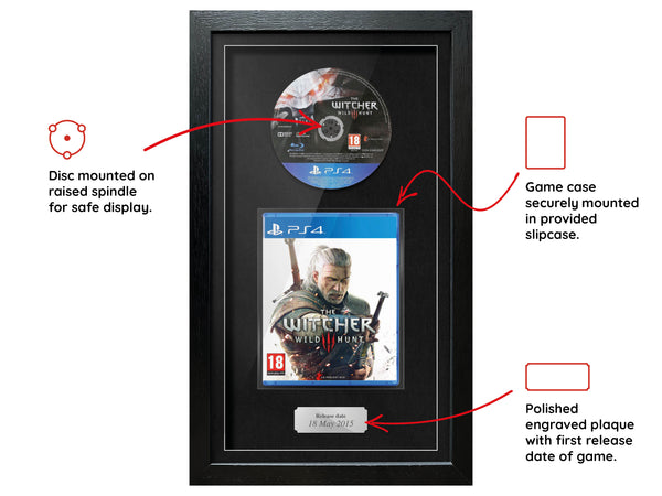 The Witcher 3 (PS4) Exhibition Range Framed Game - Frame-A-Game