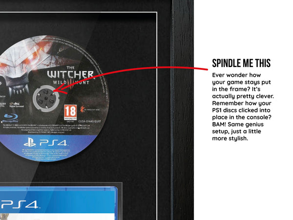 The Witcher 3 (PS4) Exhibition Range Framed Game - Frame-A-Game