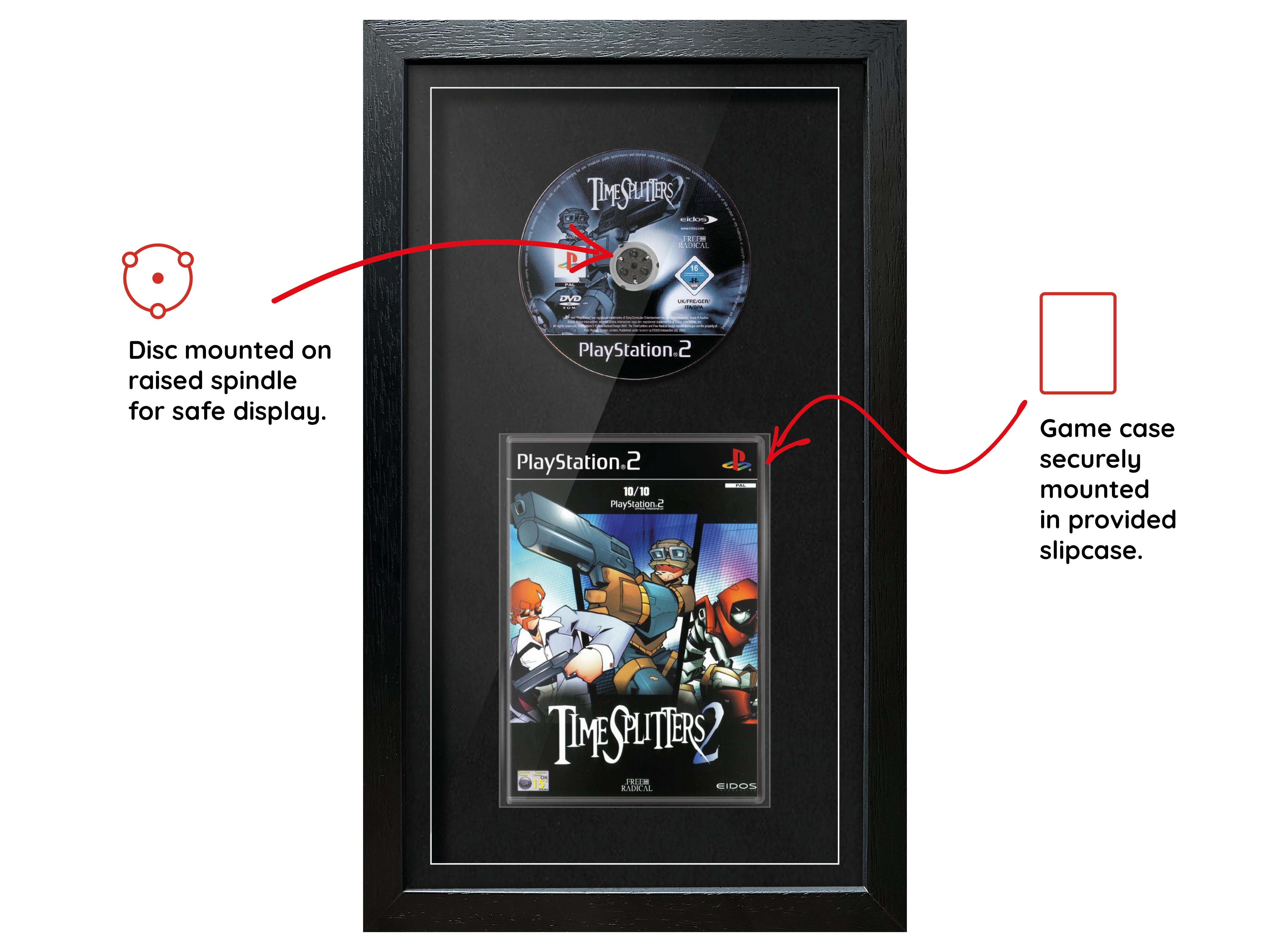 Timesplitters 2 (PS2) Exhibition Range Framed Game - Frame-A-Game