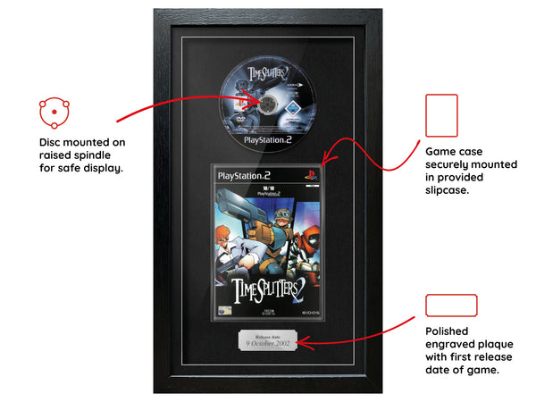 Timesplitters 2 (PS2) Exhibition Range Framed Game - Frame-A-Game