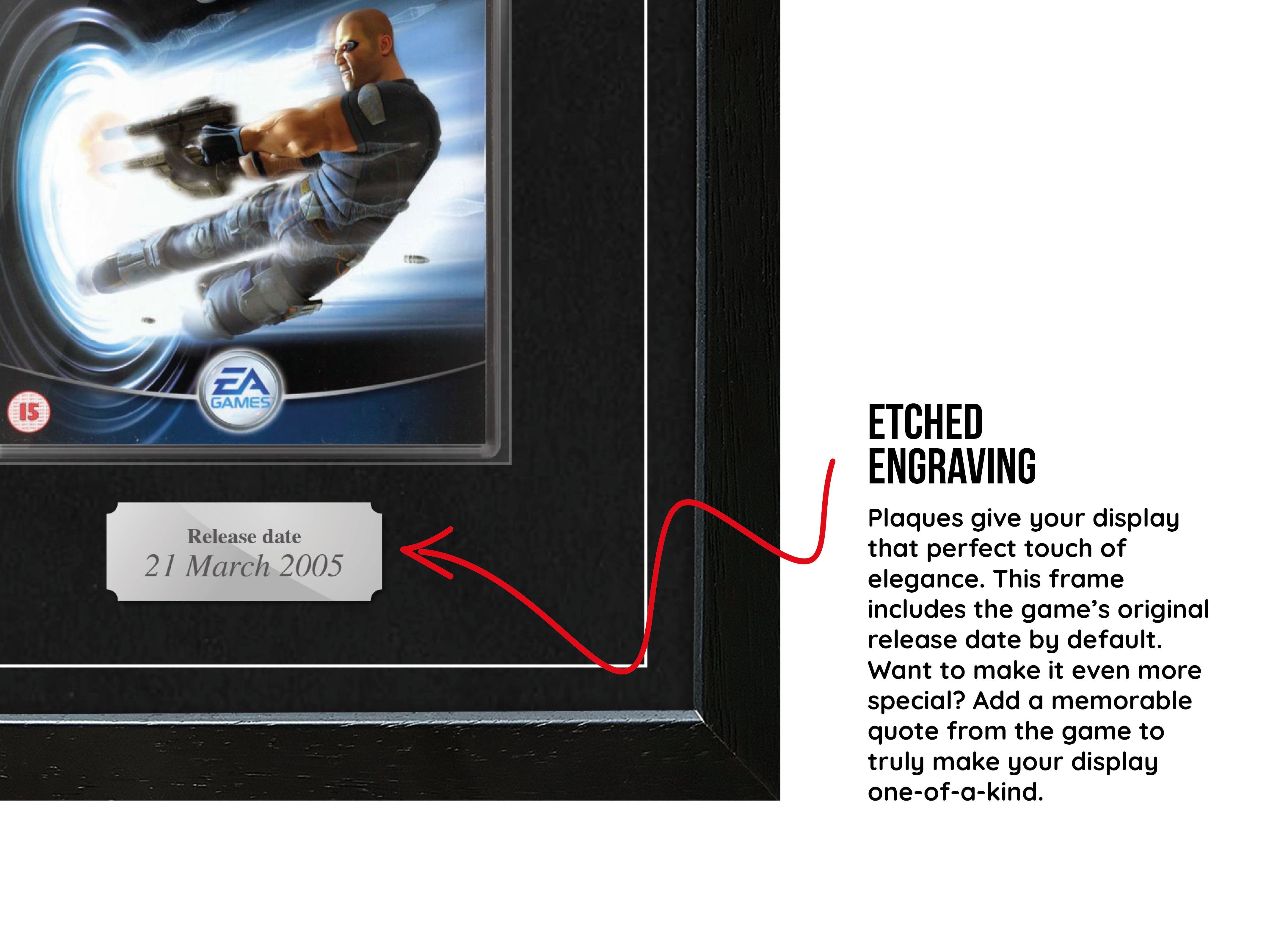Timesplitters: Future Perfect (PS2) Exhibition Range Framed Game - Frame-A-Game