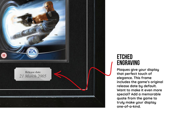 Timesplitters: Future Perfect (PS2) Exhibition Range Framed Game - Frame-A-Game