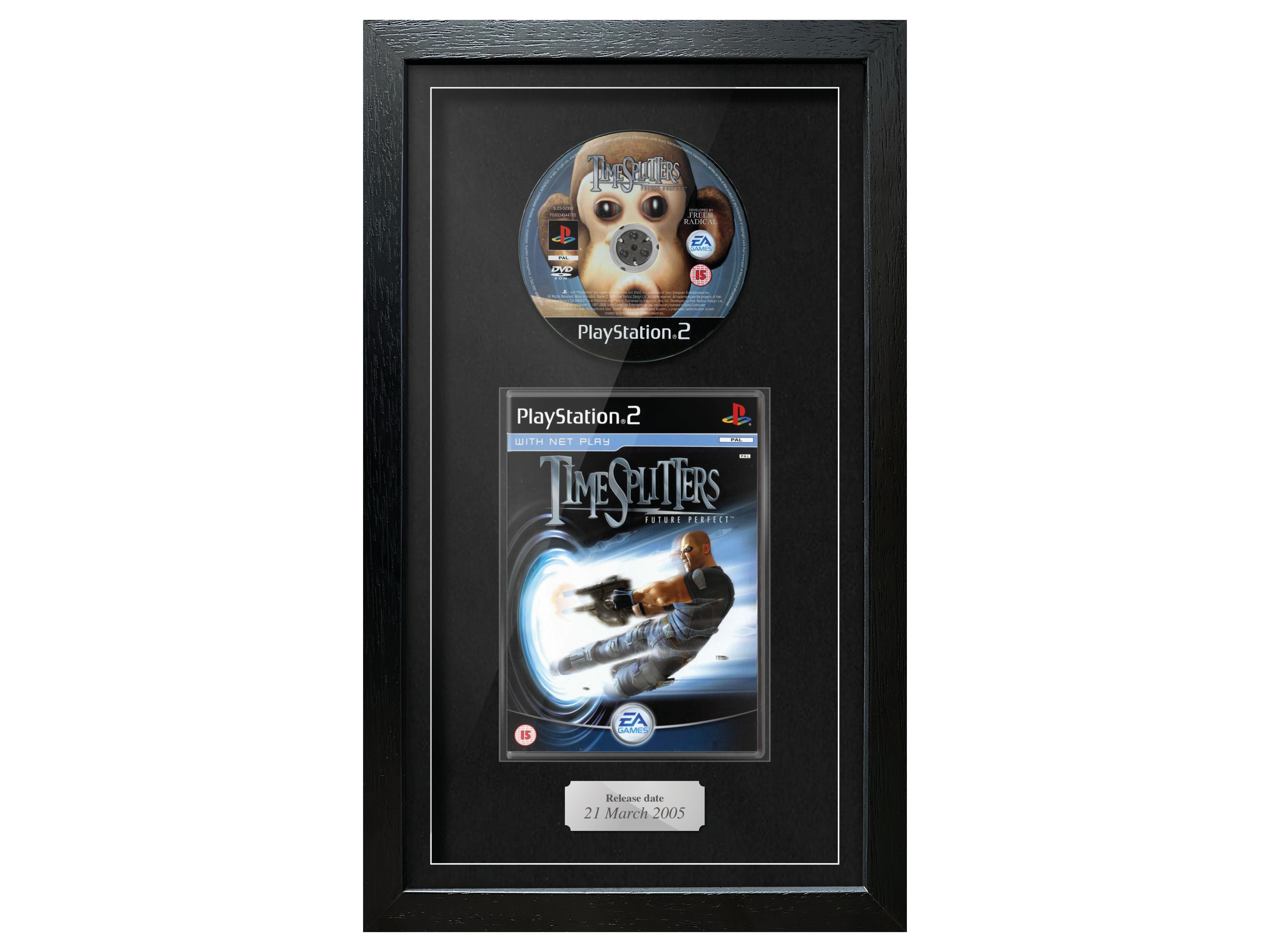 Timesplitters: Future Perfect (PS2) Exhibition Range Framed Game - Frame-A-Game