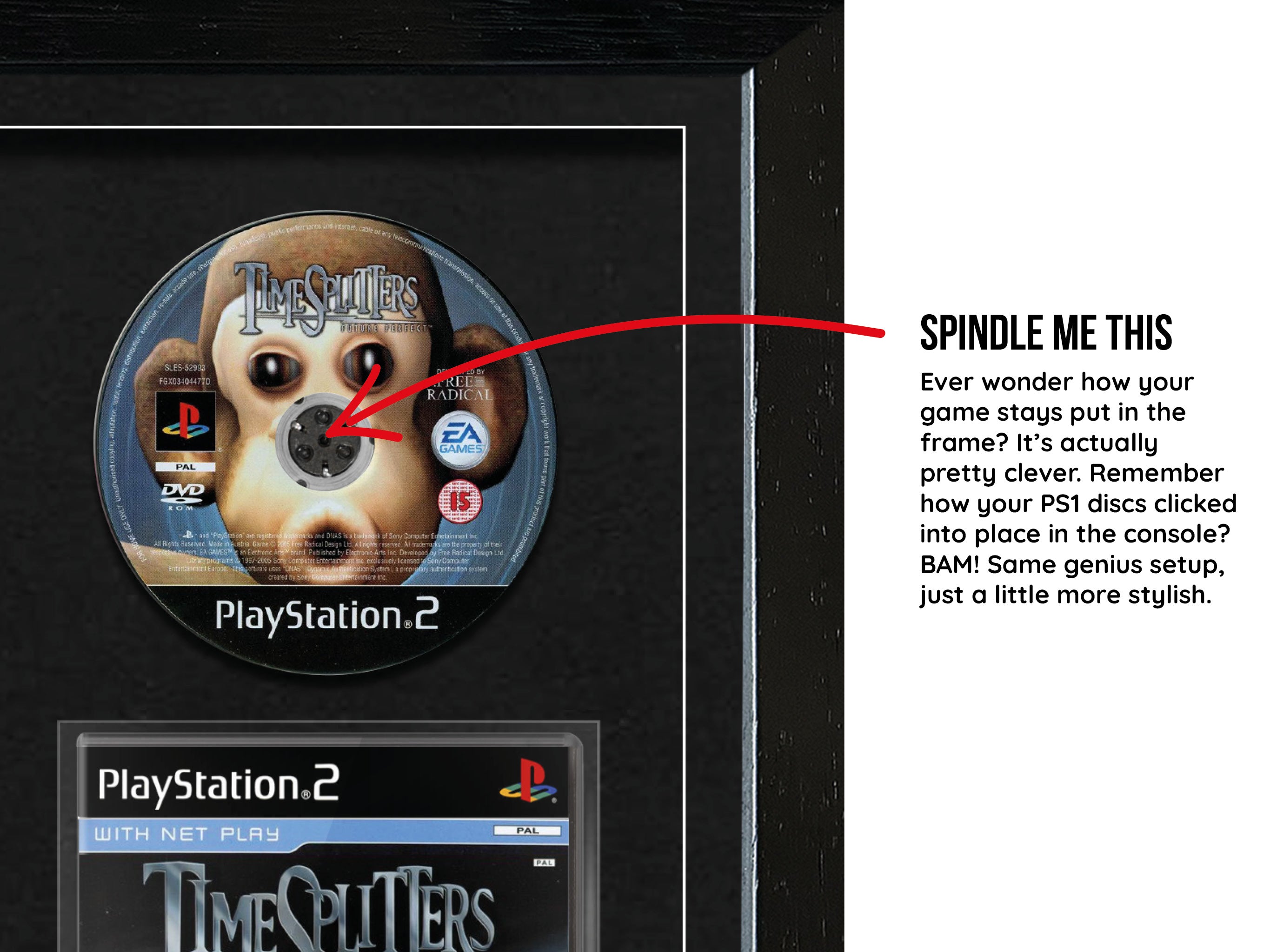 The Timesplitters Trilogy (PS2) Exhibition Range Framed Games - Frame-A-Game