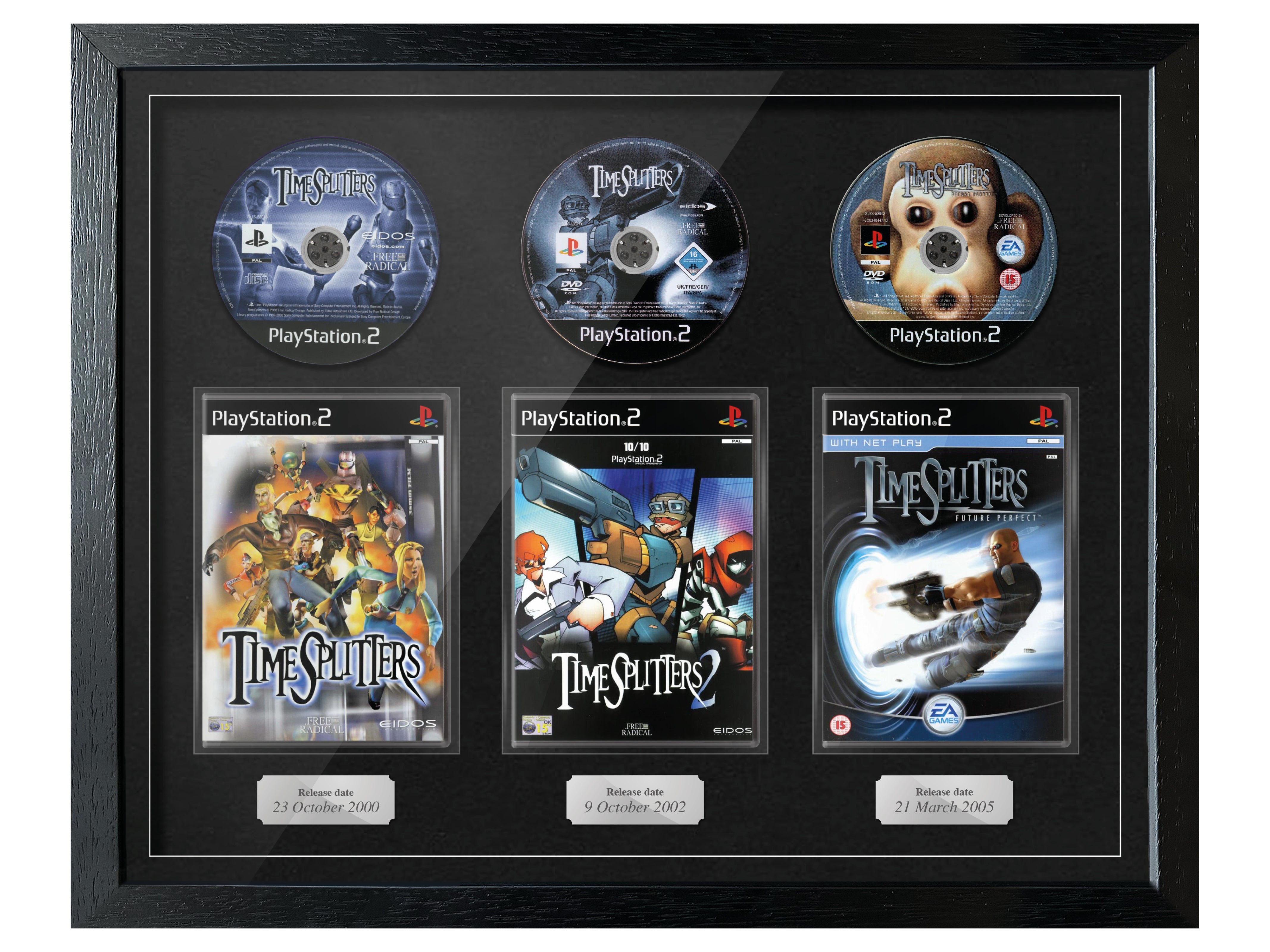The Timesplitters Trilogy (PS2) Exhibition Range Framed Games - Frame-A-Game