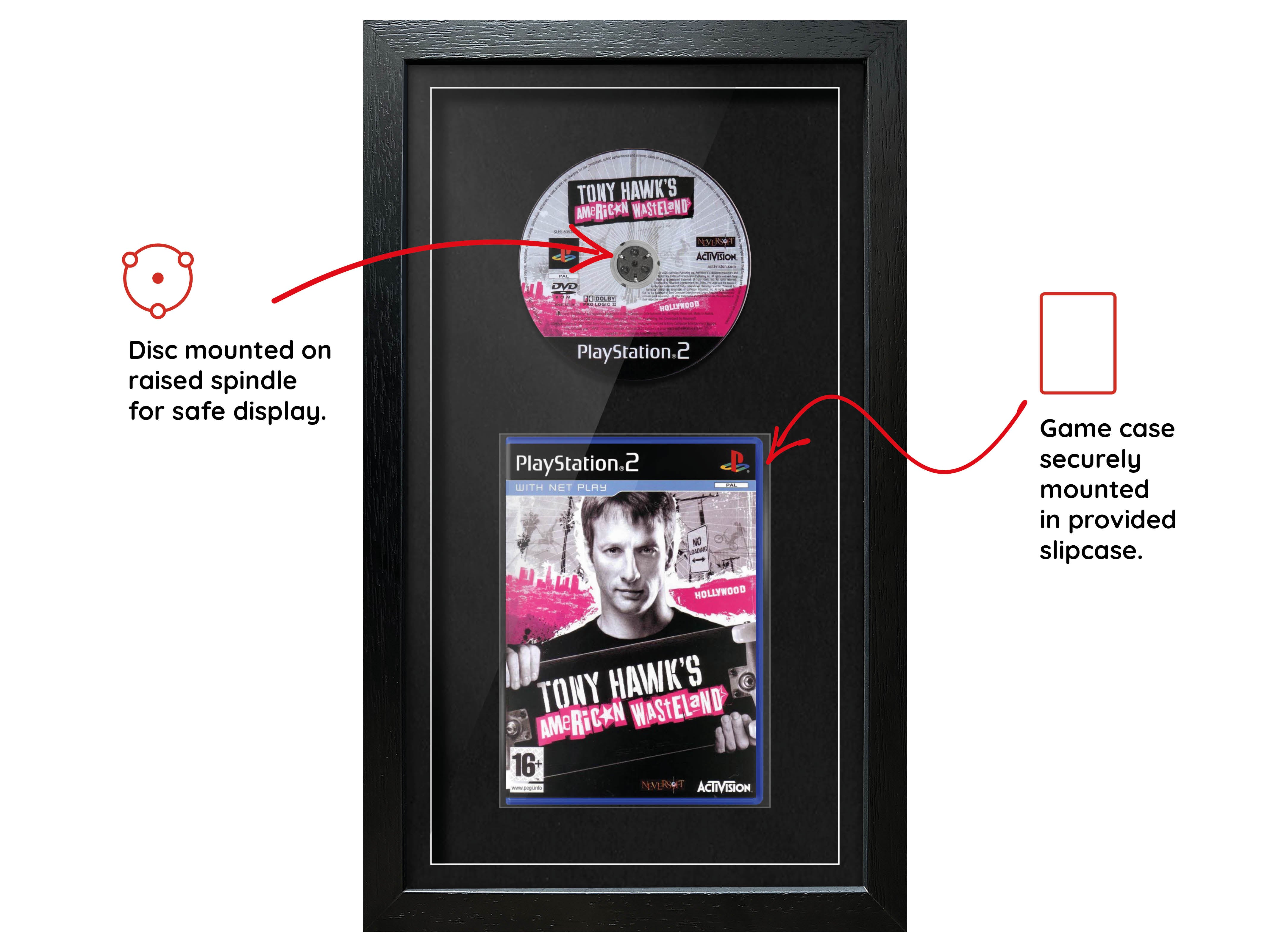 Tony Hawk's American Wasteland (PS2) Exhibition Range Framed Game - Frame-A-Game