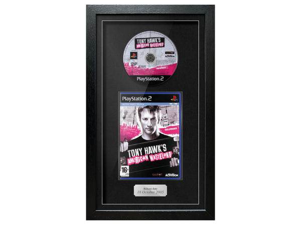 Tony Hawk's American Wasteland (PS2) Exhibition Range Framed Game - Frame-A-Game