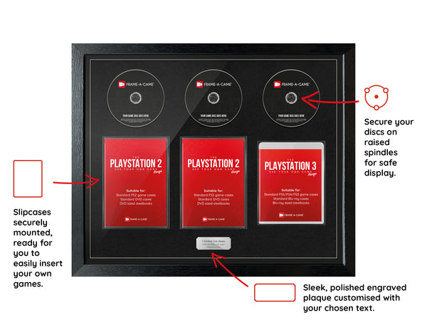 Use Your Own Games Trilogy (PlayStation) Exhibition Range Frame - Frame-A-Game