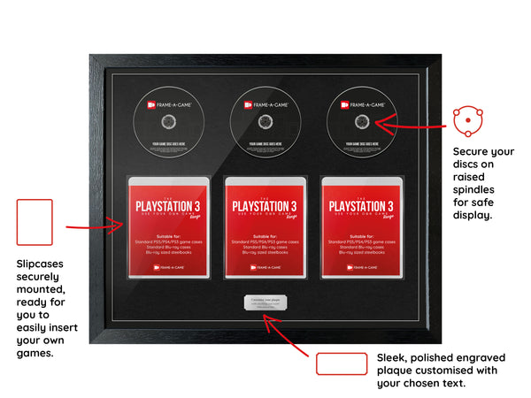 Use Your Own Games Trilogy (PlayStation) Exhibition Range Frame - Frame-A-Game