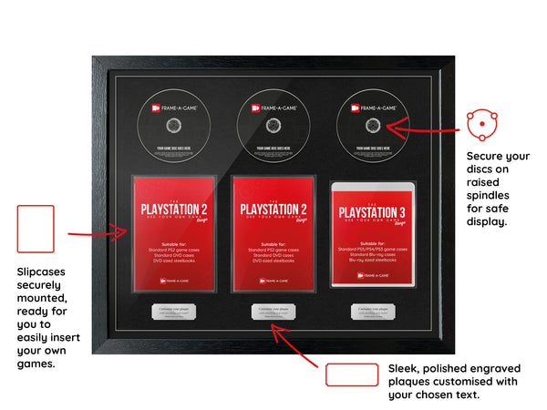 Use Your Own Games Trilogy (PlayStation) Exhibition Range Frame - Frame-A-Game