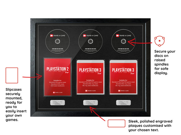 Use Your Own Games Trilogy (PlayStation) Exhibition Range Frame - Frame-A-Game
