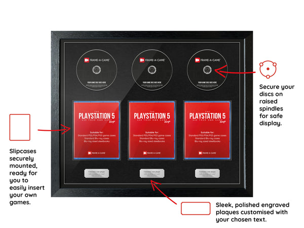 Use Your Own Games Trilogy (PlayStation) Exhibition Range Frame - Frame-A-Game