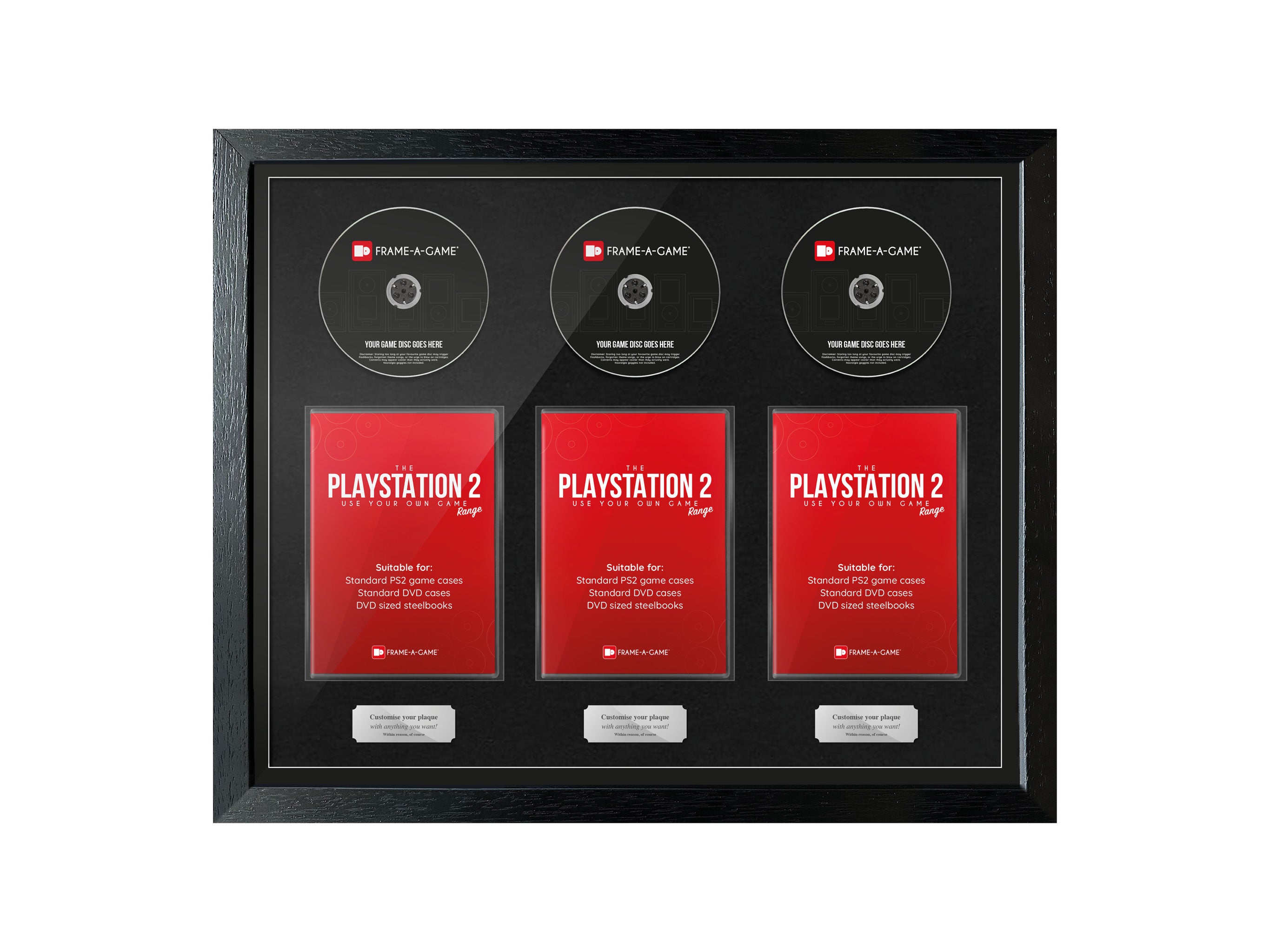 Use Your Own Games Trilogy (PlayStation) Exhibition Range Frame - Frame-A-Game