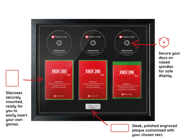 Use Your Own Games Trilogy (Xbox) Exhibition Range Frame - Frame-A-Game