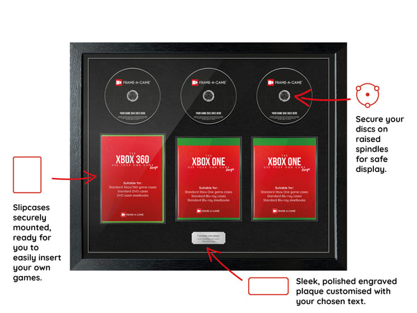Use Your Own Games Trilogy (Xbox) Exhibition Range Frame - Frame-A-Game