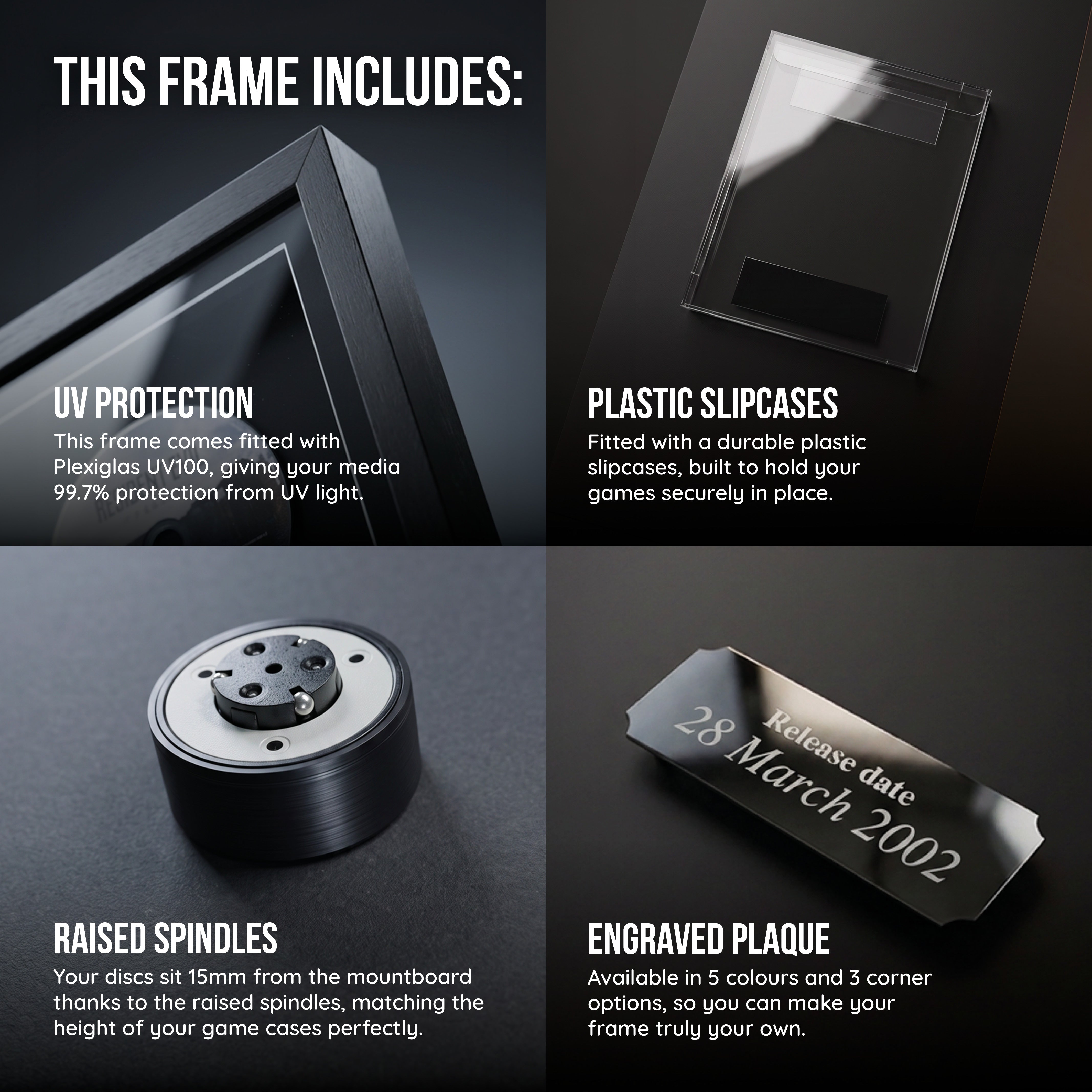 Use Your Own PlayStation Games Trio Display Frame