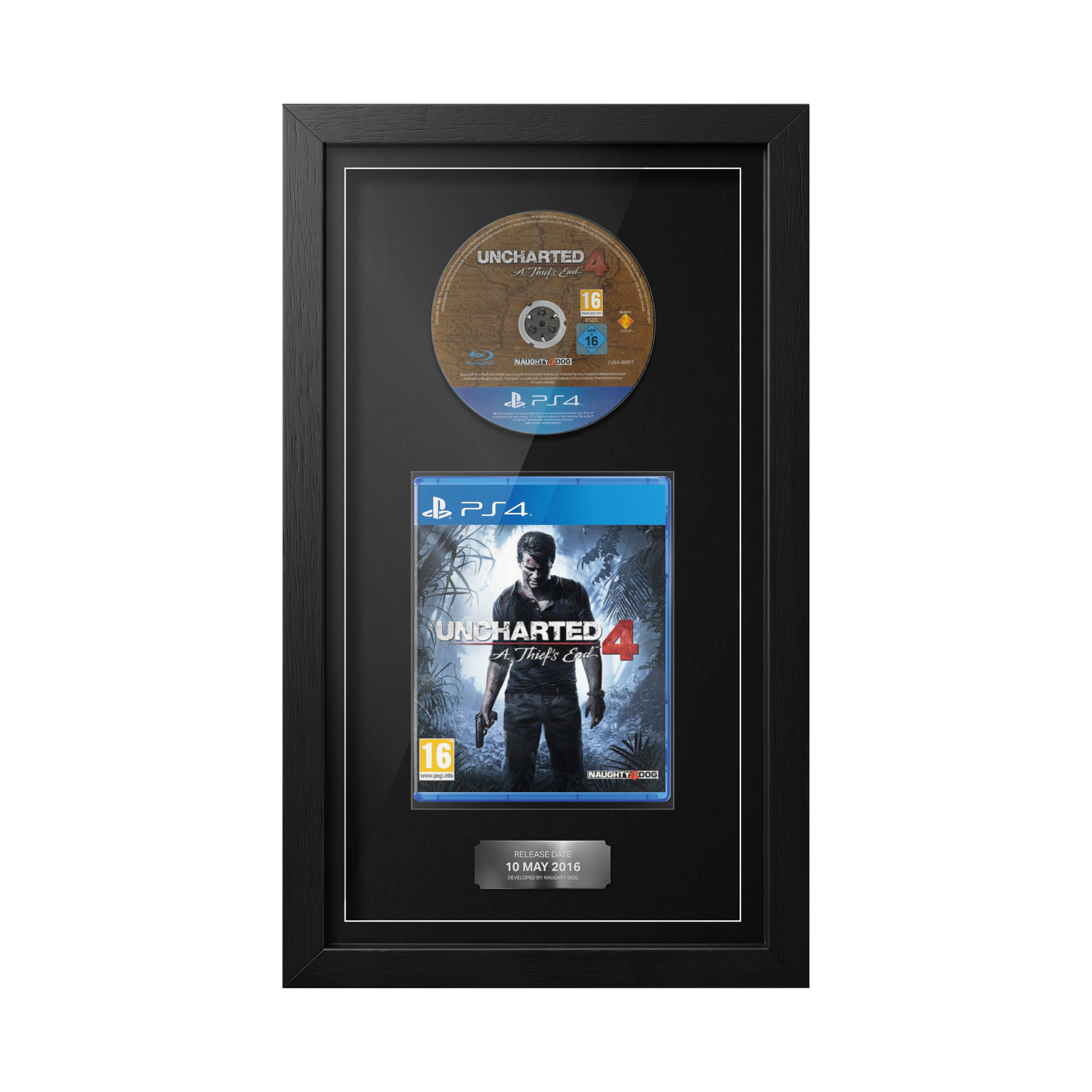 Uncharted 4 : A Thief's End (PS4) Jeu encadré de la gamme Exhibition Range