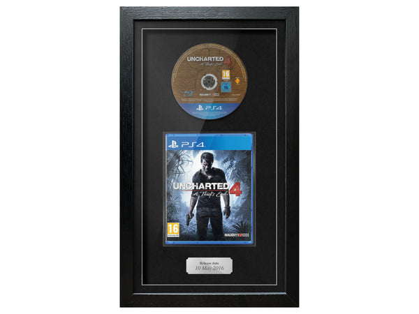 Uncharted 4: A Thief's End (PS4) Exhibition Range Framed Game - Frame-A-Game