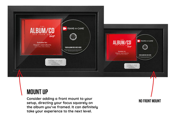 Use Your Own Album (CD) Display Case Range Frame - Frame-A-Game