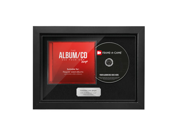 Use Your Own Album (CD) Display Case Range Frame - Frame-A-Game