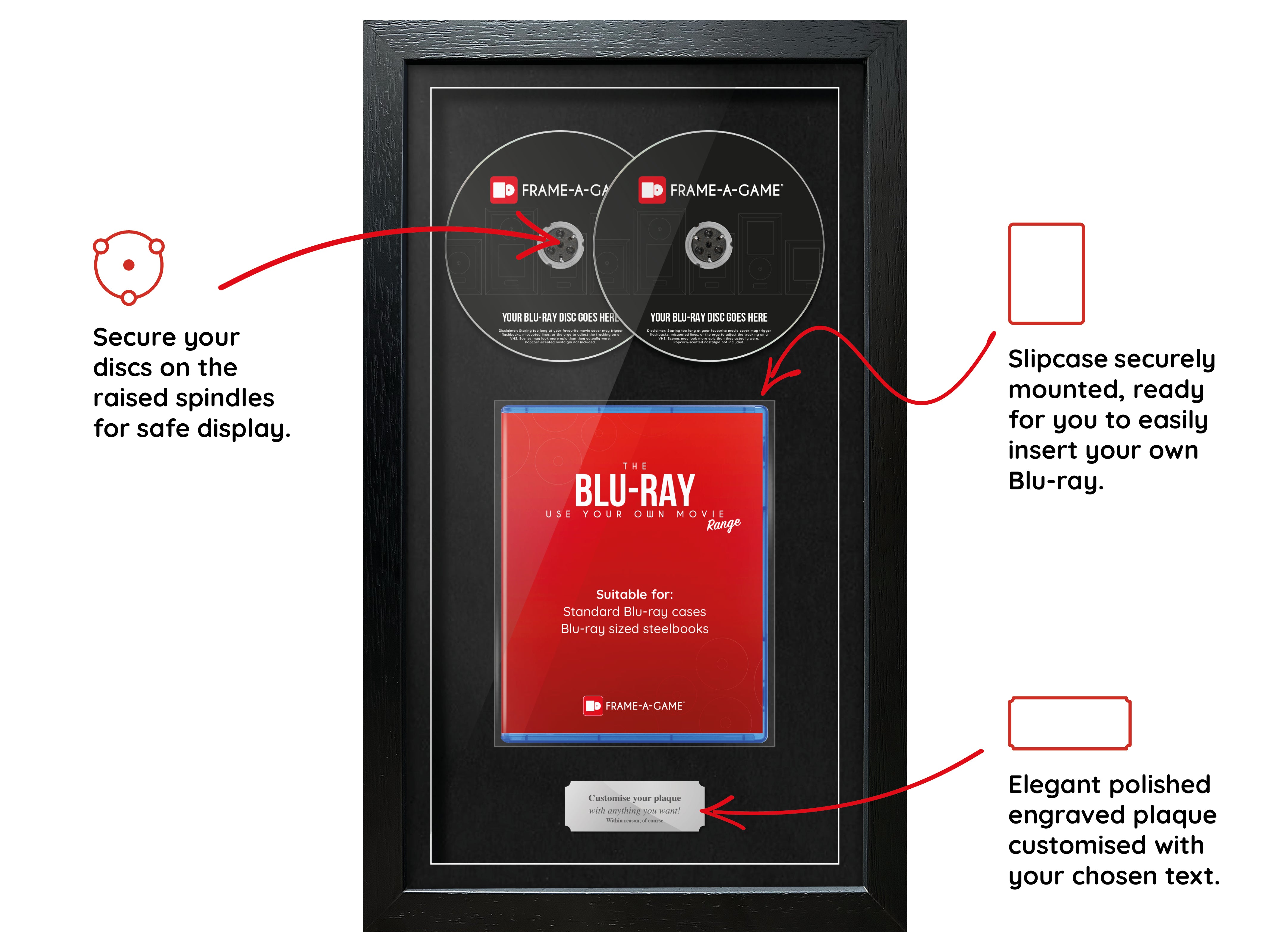 Use Your Own Movie (Blu-ray) Exhibition Range Frame - Frame-A-Game